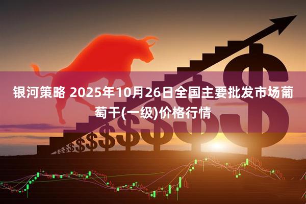银河策略 2025年10月26日全国主要批发市场葡萄干(一级)价格行情